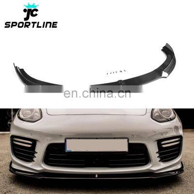 Carbon fiber Car Bumper Front Lip for Porsche Panamera 970 Turbo S GTS Hatchback 4-Door 14-16