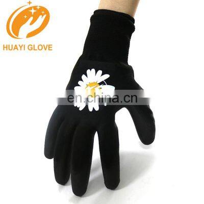 Form Fitting Polyester Shell Leak-proof Polyurethane Palm Coated Work Gloves PU Cloth Paint Gloves For Automotive Industry photo-3