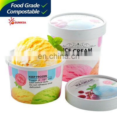 Novelty decorative paper ice cream cup price