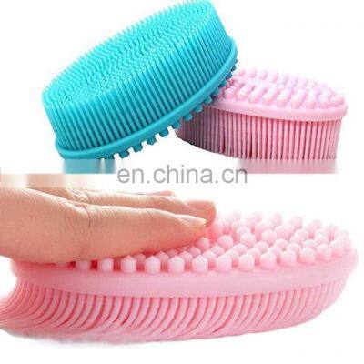 New Silicone Bath Massage Brush, Silicone Shower & Bath Brush Gentle Scrub Skin Exfoliation photo-2