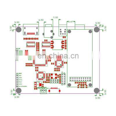 Y16 Digital Input Switch SPDIF 24Bit 192KHz Digital Receiver Board With 1.3