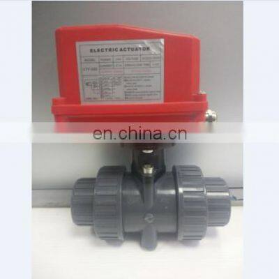 220v ball valve DN15 DN20 DN25 DN32 DN40 UPVC CTF-002 20nm 220v motorised ball valve