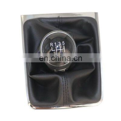 Gear Stick Shift Knob Gearbox Shift Knob Boot For VW Passat B7 CC 2011 2012 2013 2014 Gearbox Handle Gear Lever Knob