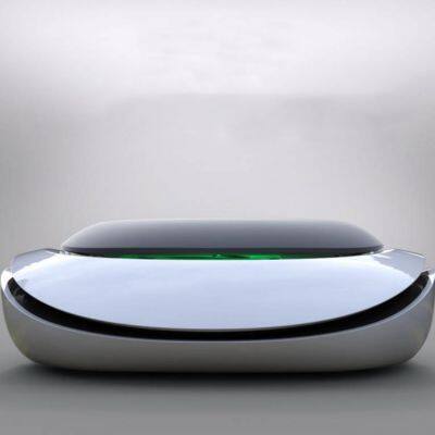 Portable USB Solar Powered Car Air Purifier Hepa Filter PM2.5 Formaldehyde Removal Anionic Oxygen Smoke for Office Desktop photo-3