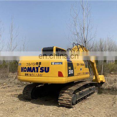 Nice performance pc200-8 excavator , Original Japan komatsu digger pc200 , Komatsu digging machine with breakerline