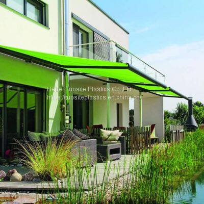 Full Cassette Retractable Aluminium Awning SunShade Awning Motorized Remote Control Retractable Awning