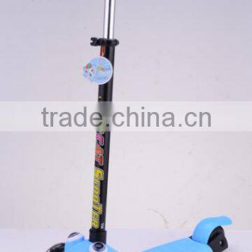 handle kids stand big wheel plastic scooter