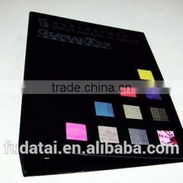 FDT customized office stationery conference folder made from paper cardboard metal ring binder