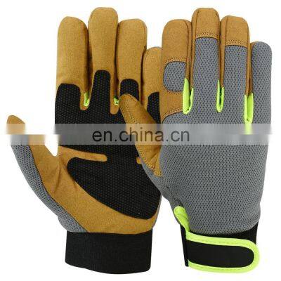 Custom Impact Protective Hands Mechanic Gloves for Oil and Gas Industries, Non-Slip Gloves photo-4
