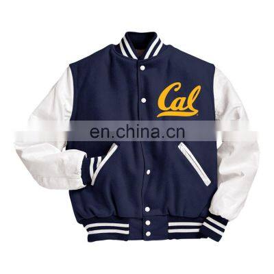 Classic baseball varsity jacket men  2022 fashion brand slim fit bomber jacket