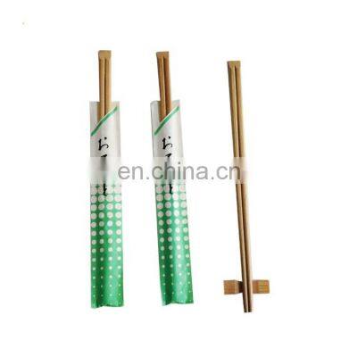 Personalized Bamboo Chopsticks with Open Paper Sleeve Disposable Use