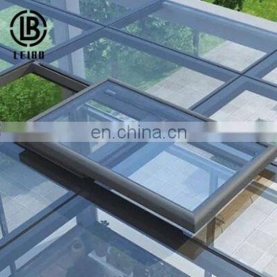 Advanced Aluminum Alloy With Remote Control Switch Sliding Skylight Roof Window for House for Swimming Pool photo-4