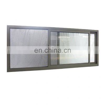 Florida Miami-Dade Approved Factory Price sliding  impact windows with Stainless Steel Mesh