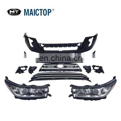 MAICTOP car accessories car body kit for highlander 2015-2017 upgrade to 2018 model good quality