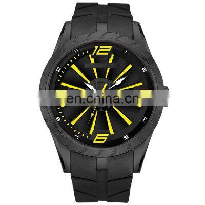 Special dial japan movt quartz watch stainless steel back luminous oem waterproof watch sport men