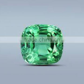 Green Tourmaline cushion cut