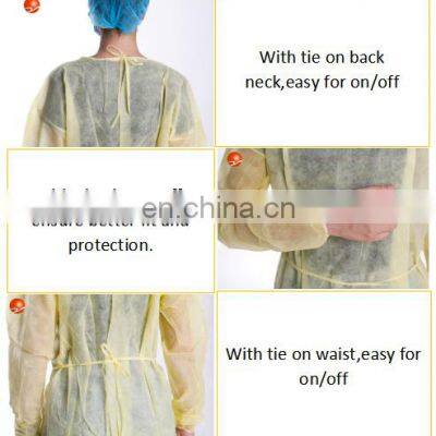 Hot Selling Disposable Uniform SMS PP PE Surgical Gown Scrub Suit Isolation Gown for Hospital With High Quality photo-4