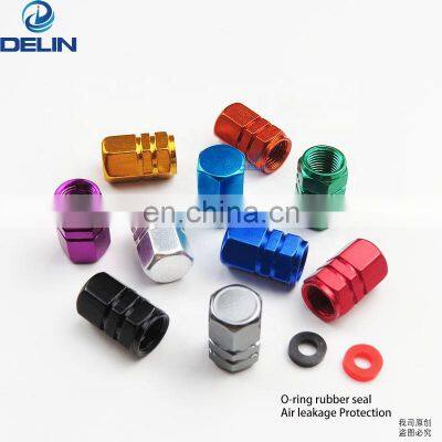 Hexagon Valve Covers for Auto Bike Motorcycle With O-ring Seal Car Tire Valve Stem Caps photo-2