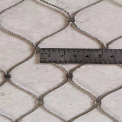 Giraffe cage protection net, stainless steel fence net, stainless steel transparent viewing area protection net