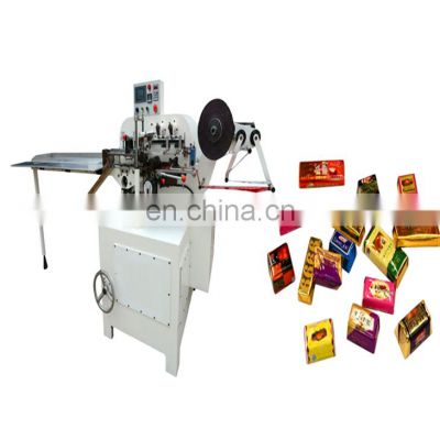 Square Shape Chocolate Fold Wrapping Machine with Best Factory Price