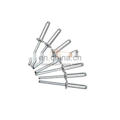 China Factory Direct Sales Sinotruk Sitrak C7h/T7h/T5g Cabin Parts Q4400418 Open End Flat Garden Head Blind Rivets Black)