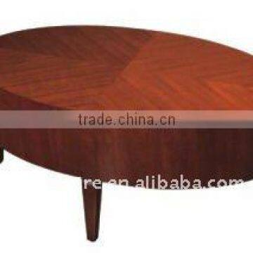 Oval top wood coffee table PFD407