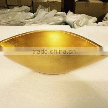 High quality best selling eco friendly lacquered metallic gold bowl from Viet Nam