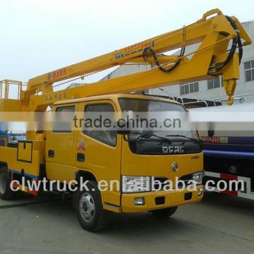 Good Performance Dongfeng FRK crew cab 12m overhead working truck