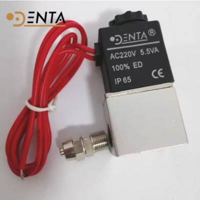 AC 220V 5.5 VA 100% ED dental Air pump exhaust solenoid valve with LED Dental instrument Dental unit chair tools parts