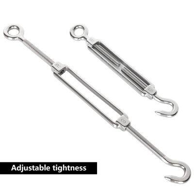 Factory Open Body Stainless Steel Eye Hook Turnbuckle Wire Rope Tensioner Adjustable Turnbuckle photo-3