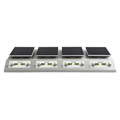 Four-piece Four-spoke Ceramic Plate Multi-position Heating Magnetic Stirrer photo-2