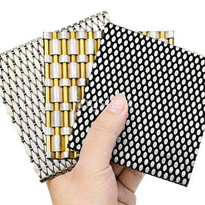 Pre-Crimped Stainless Steel Wire Woven Mesh for Interior Decor Plain Weave ISO9001 Certified Customizable Sizes Welding photo-4