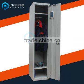 Modern Appearance Bedroom Furniture Single Door Metal Wardrobe Cabinets