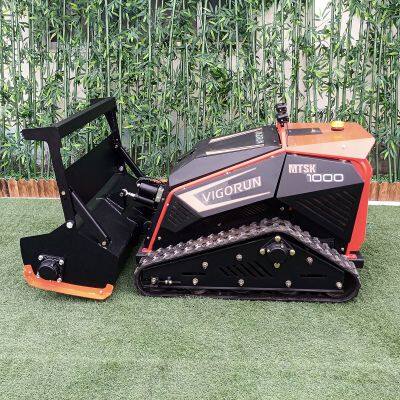 Tracked Gasoline Electric Hybrid Powered for Hills 1000mm Cutting Width Remote Control Forest Mulcher MTSK1000 photo-4