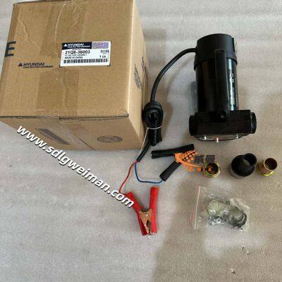 Hyundai PUMP ASSY-FILLER 21Q6-36003 for Hyundai Excavator R220LC9A photo-2