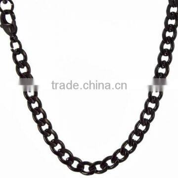 Stainless Steel Black Curb Link Chains, Chain Link Dog Kennel Lowes