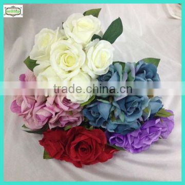 31cm purple rose bouquet artificial flower bouquet plastic