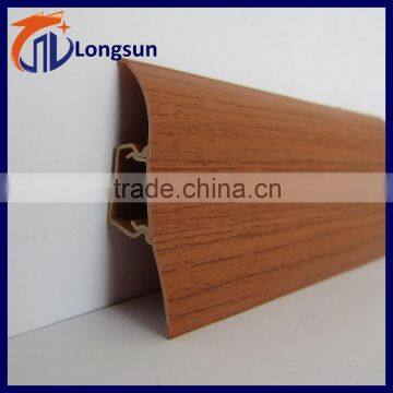 Longsun brand decorative skirting base boards pvc moulding