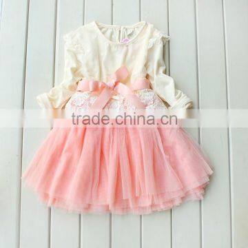 Autumn Lace Kids Princess Dress