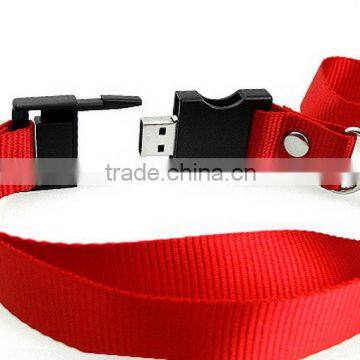 China Red Usb Stick Lanyard 512Mb For Events