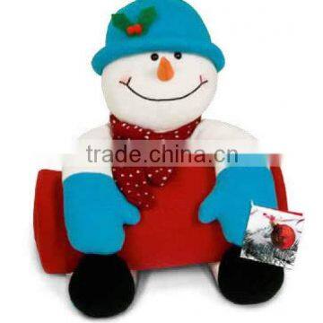 Polar Baby Blanket With Plush Toy/baby Fleece Blanket for Chrismas photo-2
