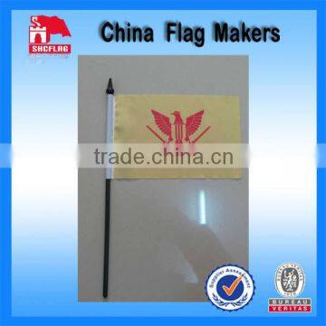 Plastic Hand Held Stick Flag For Marathon Sports