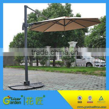 Wholesale automatic outdoor cantilever decorative roma deluxe garden parasol