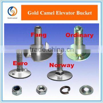Elevator bucket bolt