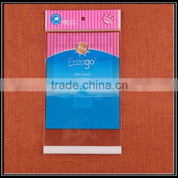 Colorful Printing header OPP Bag with self adhesive