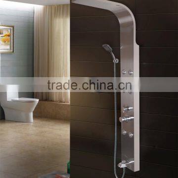 Factory Cheap Price Newest Design Grey Stainless Steel Shower Panel Mixer photo-3