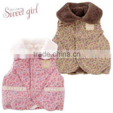 Japanese Wholesale Products High Quality Cute Cheap Baby Winter Clothes Vest for Girl photo-2