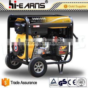 6.5KW Portable Open Frame Model 8KVA Diesel Generator photo-2