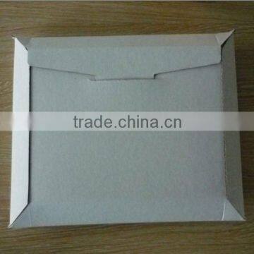 White corrugated box mailer made of E flute 3 layer corrugated paper board