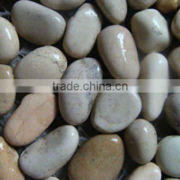 natural pebble stone for paving sideway